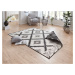 Kusový koberec Twin Supreme 103429 Malibu black creme – na ven i na doma - 160x230 cm NORTHRUGS 