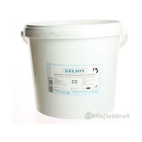 Gelson sonograficky gél kontaktný kg 5 kg