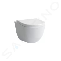 Laufen - Pro Závesné WC Compact, 490x360 mm, Rimless, s LCC, biela H8209654000001