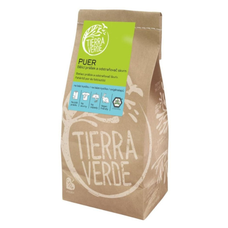 Puer – bieliaci prášok a odstraňovač škvŕn na báze kyslíka Tierra Verde 1 kg