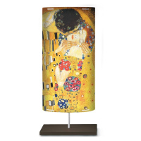 Umelecký motív na stojacej lampe Klimt III