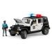 BRUDER 02526 Jeep Wrangler Polícia s figúrkou