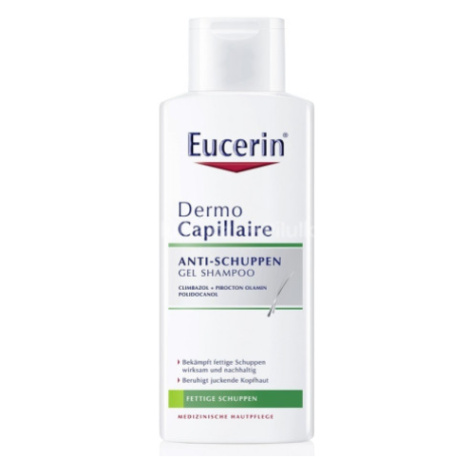 Eucerin DermoCapillaire Gélový šampón proti mastným lupinám 250 ml