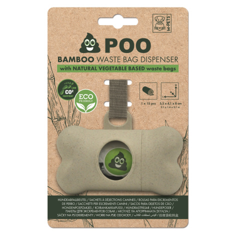 M-Pets Poo Bamboo zásobník na vrecká na trus