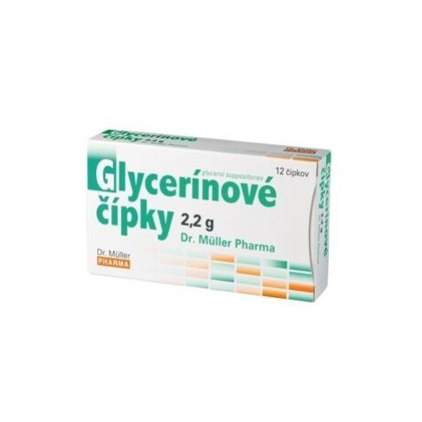 DR. MÜLLER Glycerínové čípky 2,2 g 12 kusov