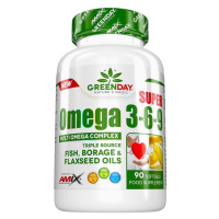 GREENDAY Super Omega 3-6-9, 90 kapsúl