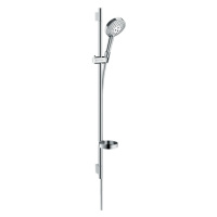 Hansgrohe Raindance Select S, sprchová sada 120 3jet PowderRain so sprchovou tyčou 90 cm, chrómo