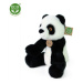 Rappa Plyšová panda sediaca čiernobiela, 27 cm