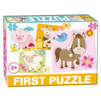 Dohány detské puzzle 4-obrázkové Baby First Farma 639