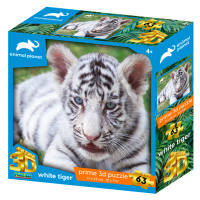 3D puzzle - Biely tiger 63ks