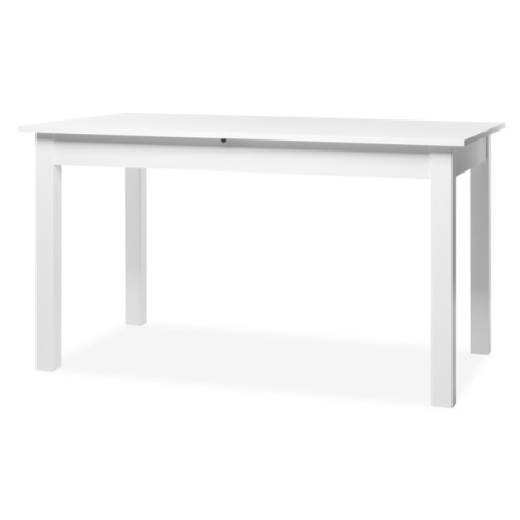 Sconto Jedálenský stôl BUD biela, 140x80 cm Houseland