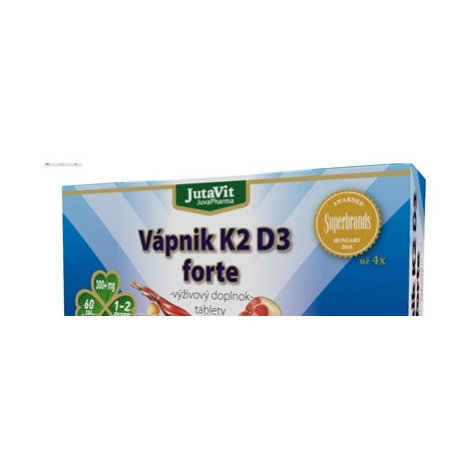 JutaVit Vápnik K2 D3 forte 60 tbl