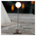 Severná stolová lampa Snowball, oceľ