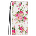 Diárové puzdro na Motorola Moto E13 Flower Book ružové