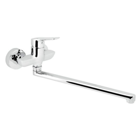 Drezová - umývadlová batéria Novaservis Metalia 54 s otočným ramienkom 100 mm chróm 54079,0E