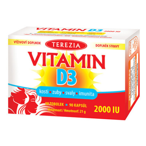 TEREZIA Vitamín D3 2000 IU 90 kapsúl