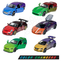 Autíčko meniace farbu so zberateľskou kartičkou Limited Edition 6 Majorette kovové otvárateľné 7