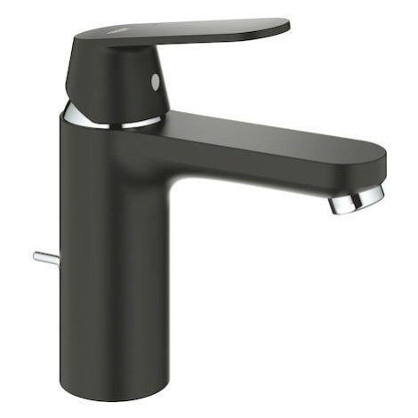 Umývadlová batéria Grohe Eurosmart Cosmopolitan s výpusťou čierna/chróm 23325KW0