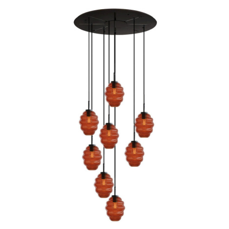 s.luce ECHOS galerijné svetlo 8-plameňové Ø 80cm baldachýn Ø 18cm