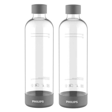 Fľaša Philips ADD911GR, 1l, sivá, 2ks