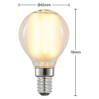 LED žiarovka E14 4W 2700K matná stmievateľná 3 ks