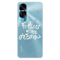 Odolné silikónové puzdro iSaprio - Follow Your Dreams - white - Honor 90 Lite 5G