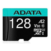 Karta ADATA MicroSDXC 128GB Premier Pro UHS-I V30S (R:100/W:80 MB/s) + SD adaptér