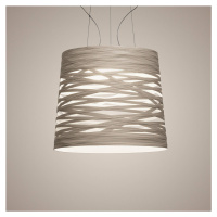 Foscarini Tress grande LED svietidlo, greige