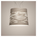 Foscarini Tress grande LED svietidlo, greige