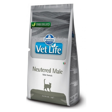 Farmina Vet Life cat neutered male granule pre kastrovaných kocúrov 2kg