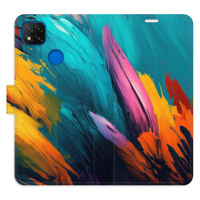 Flipové puzdro iSaprio - Orange Paint 02 - Xiaomi Redmi 9C
