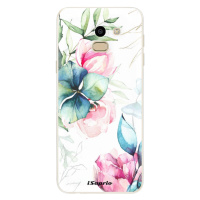 Odolné silikónové puzdro iSaprio - Flower Art 01 - Samsung Galaxy J6