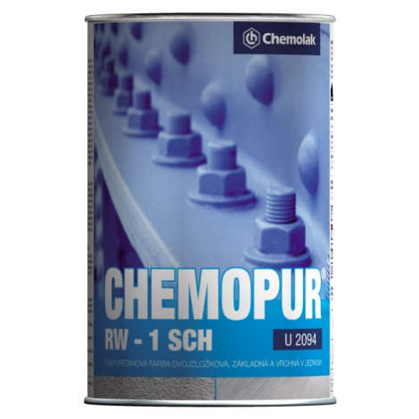 CHEMOLAK CHEMOPUR RW U 2094 - Polyuretánová dvojzložková polomatná farba (RAL 3028 - čistá červe
