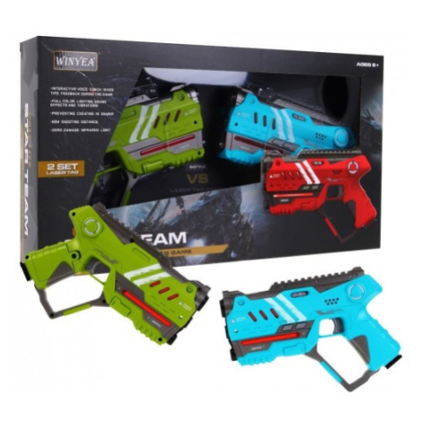 RAMIZ Laserové zbrane LASER TAG 7008 -zelená/modrá
