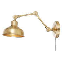 Nástenná lampa v zlatej farbe Markslöjd Grimstad