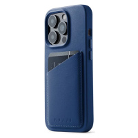 Kryt Mujjo Full Leather Wallet Case for iPhone 14 Pro - Monaco Blue