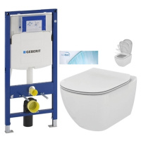 GEBERIT Duofix bez tlačidla + WC Ideal Standard Tesi so sedadlom SoftClose, AquaBlade 111.300.00