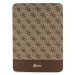 Púzdro Guess iPad 10.9" brown 4G Stripe Allover (GUFC11PS4SGW)