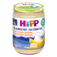 HIPP BIO Na dobrú noc Krupicová kaša s banánom 190 g