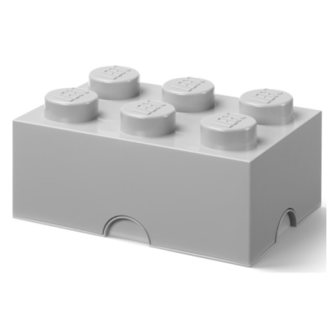 LEGO úložný box 6 - šedá