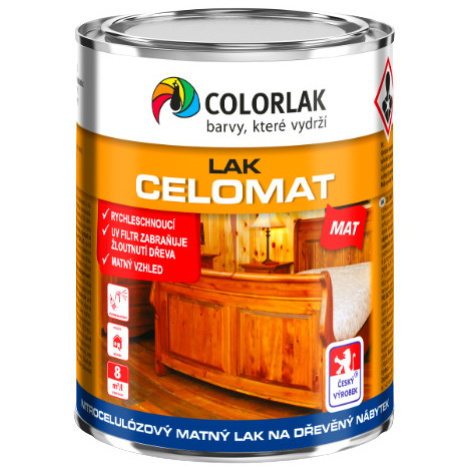 COLORLAK CELOMAT C1038 - Nitrocelulózový lak na drevený nábytok matný 3,5 L