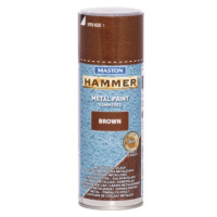 Maston Hammer sprej - kladivková farba na kov v spreji biela 400 ml