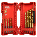 MILWAUKEE Sada vrtákov do kovu RED HEX SHOCKWAVE HSS-G TiN O 10 ks