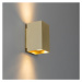 Moderné nástenné svietidlo zlaté štvorcové - Sandy