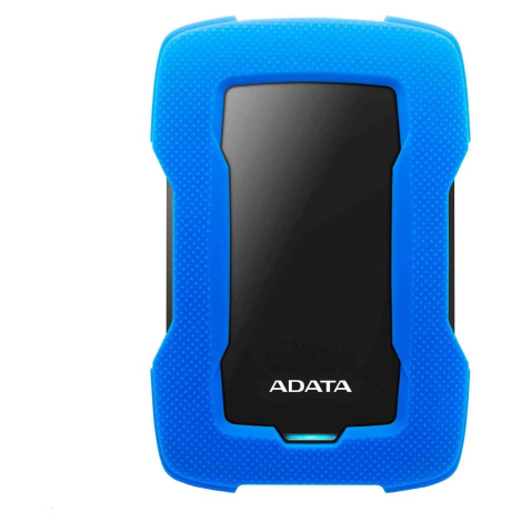 Externý pevný disk ADATA 2TB 2,5" USB 3.1 HD330, BLUE COLOR BOX, modrá (guma, odolná voči nárazo