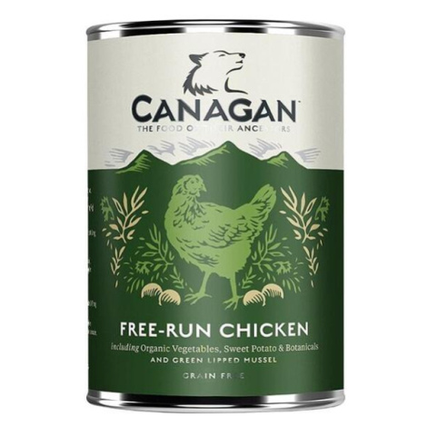 CANAGAN Free-run chicken konzerva pre psov 400 g