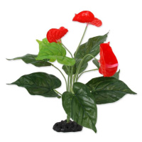 Dekorácia Repti Planet Rastlina kvitnúca Anthurium 40cm