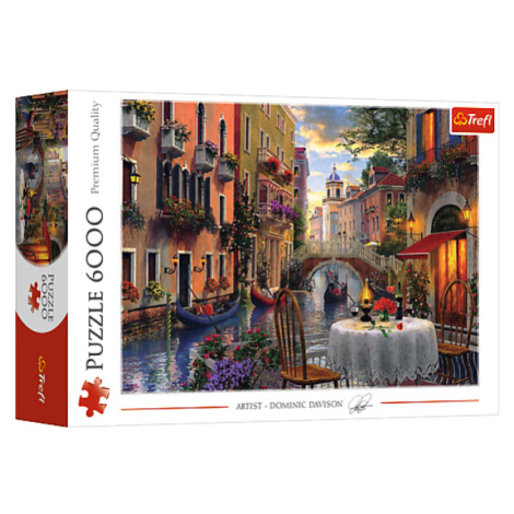 Trefl Puzzle 6000 dielikov - Romantická večera