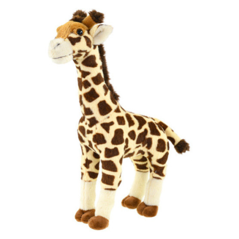 Žirafa plyšová 28cm stojaci 0m + v sáčku Mikro Trading