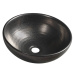 SAPHO - ATTILA keramické umývadlo, priemer 43cm, metalická meď DK010